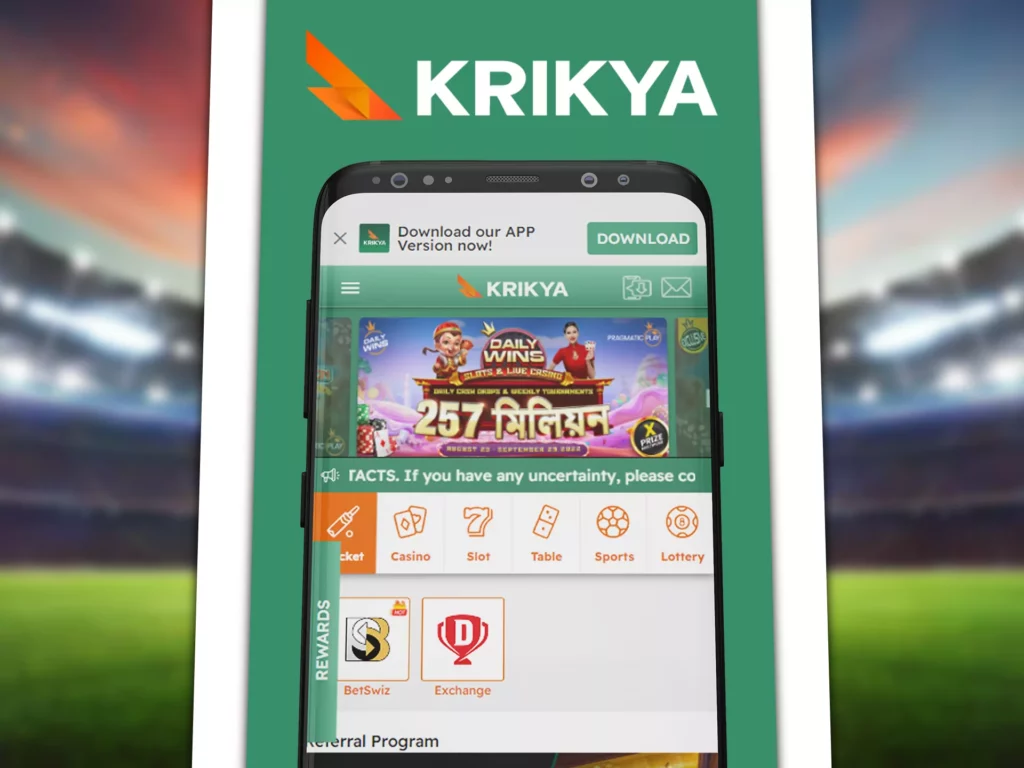 KriKya App Sports Betting Markets